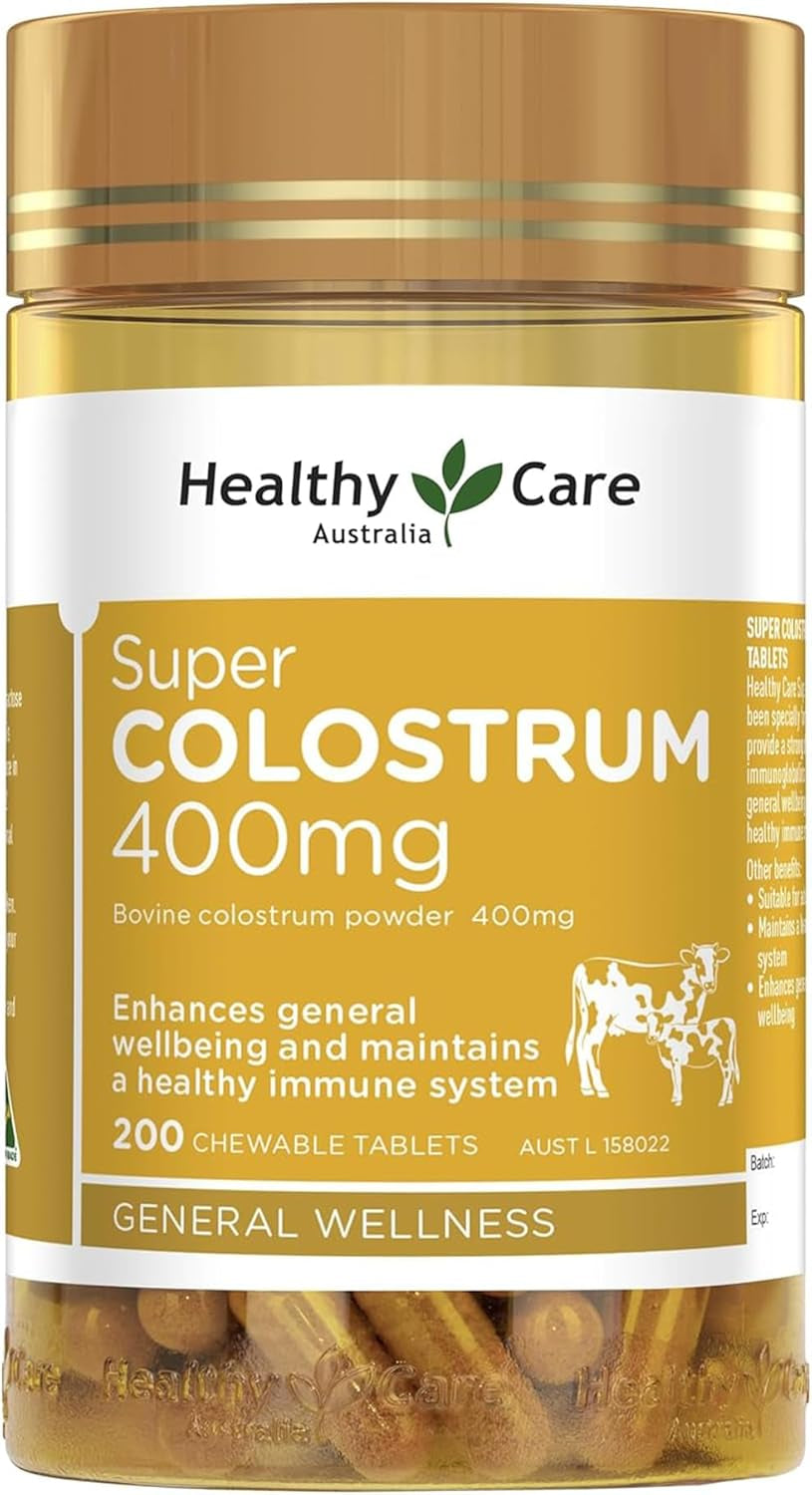 Colostrum Chewable Tablets - Supports Immune System & Wellbeing - Premium Qualit