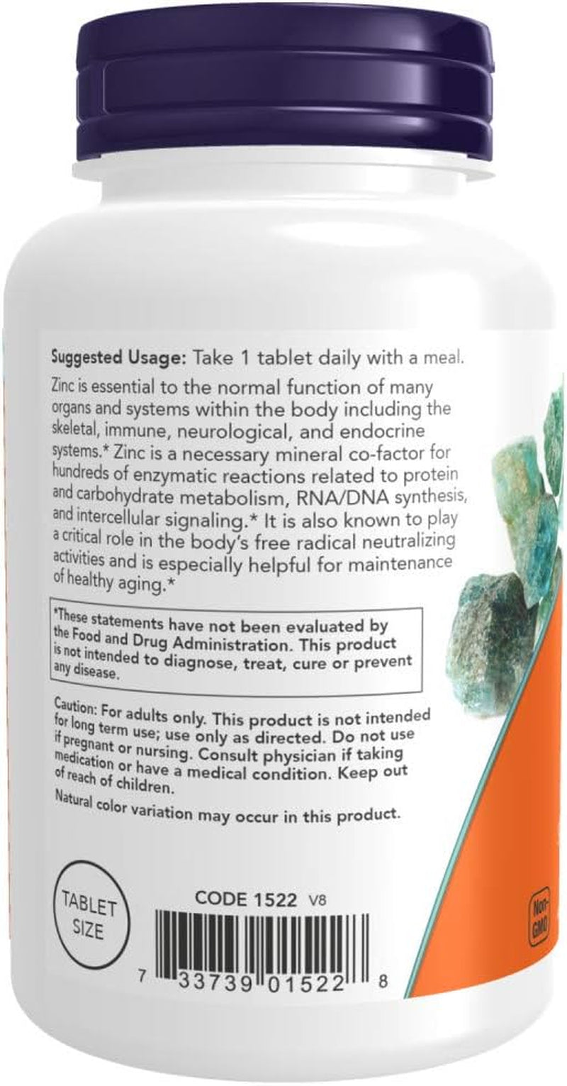 Foods Zinc Gluconate 50Mg Tablets, 500-Count